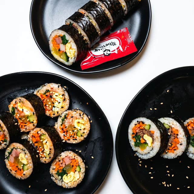 Triple Kimbap Combo.