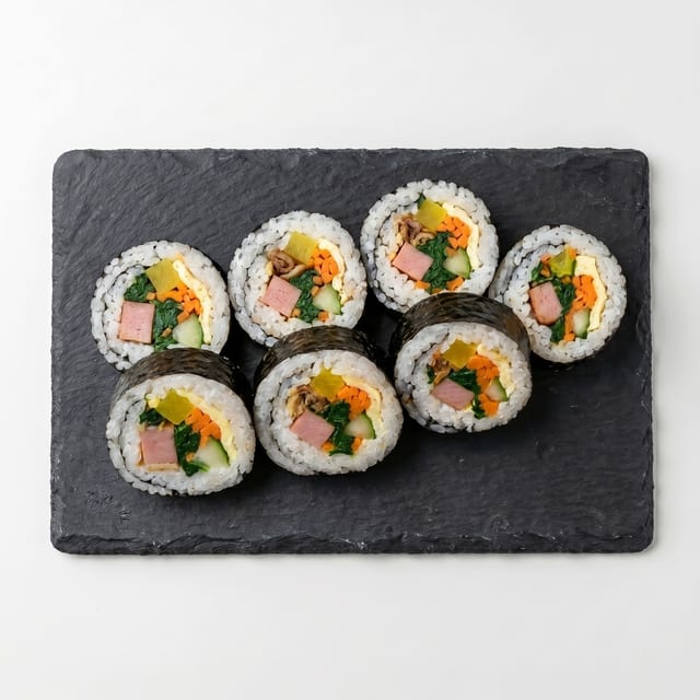 Crispy Spam Kimbap.