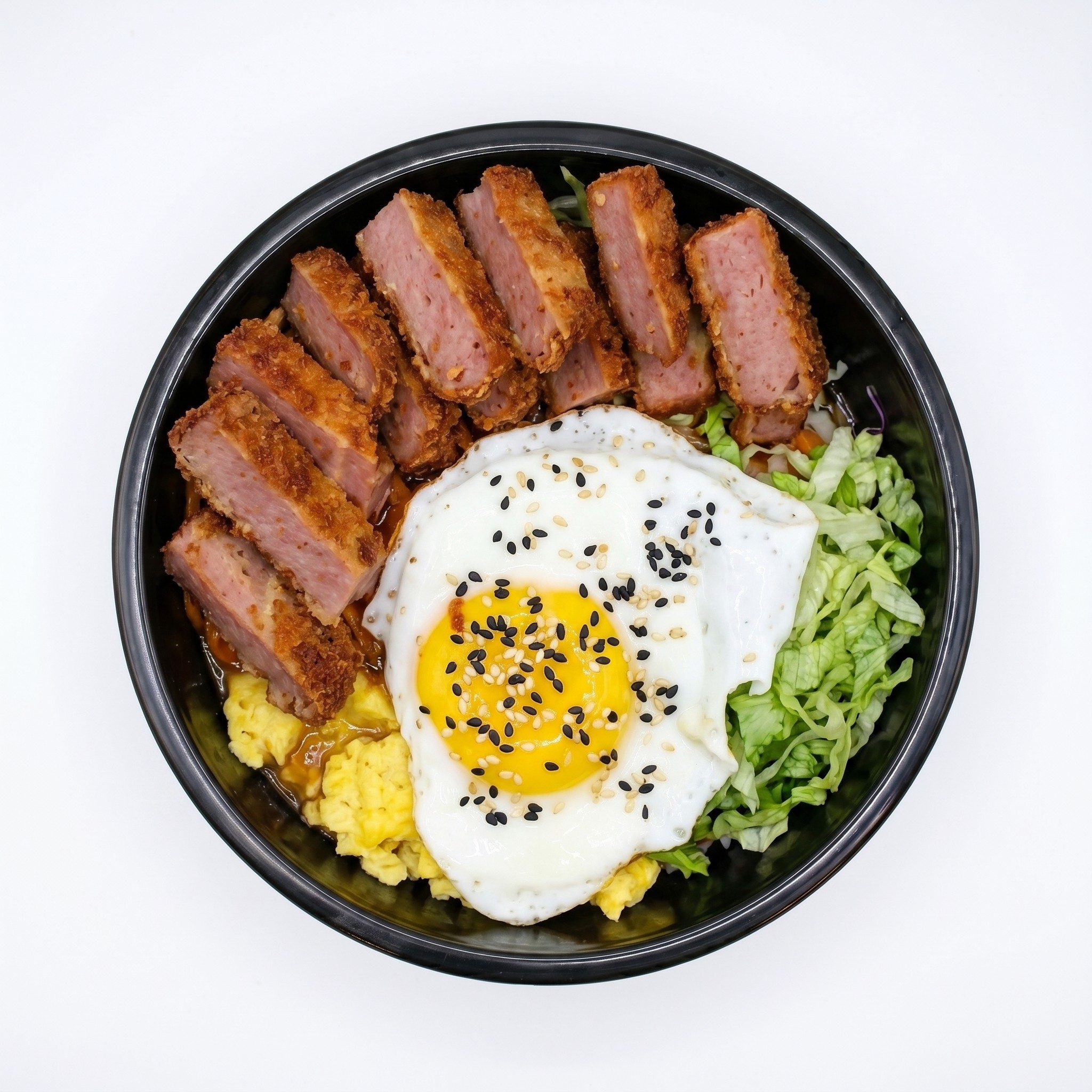 Crispy Spam Bibimbap.